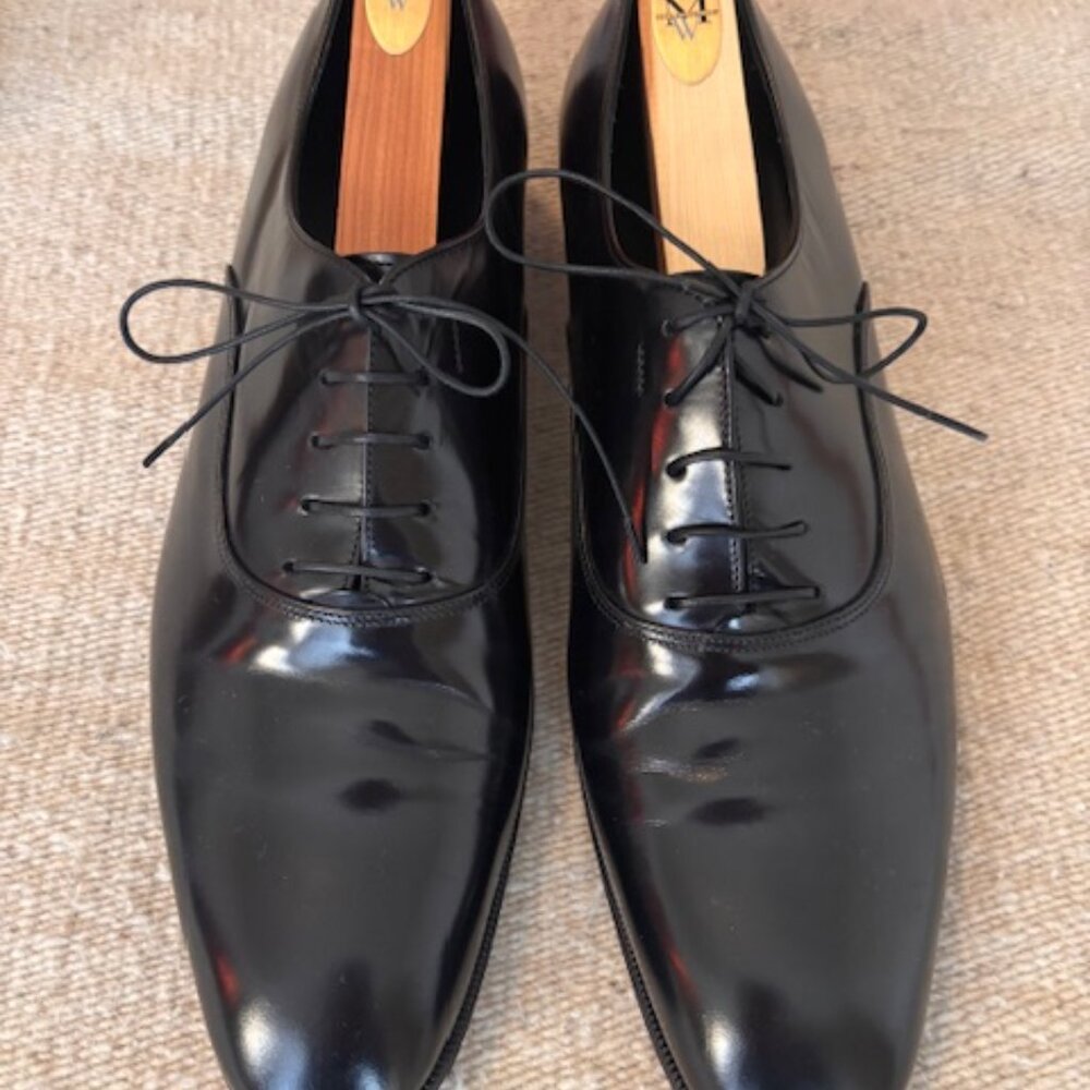 Salvatore Ferragamo Fedele Black Oxfords
